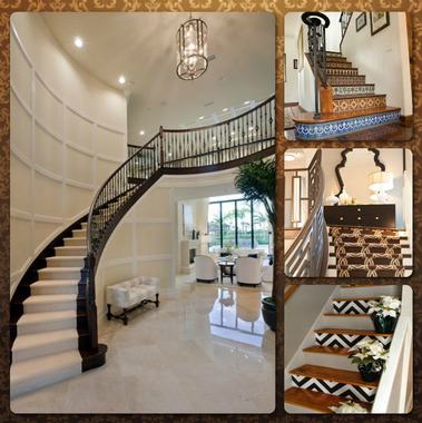 Enhance The Entryway Staircase By Adding Different Stair Flooring